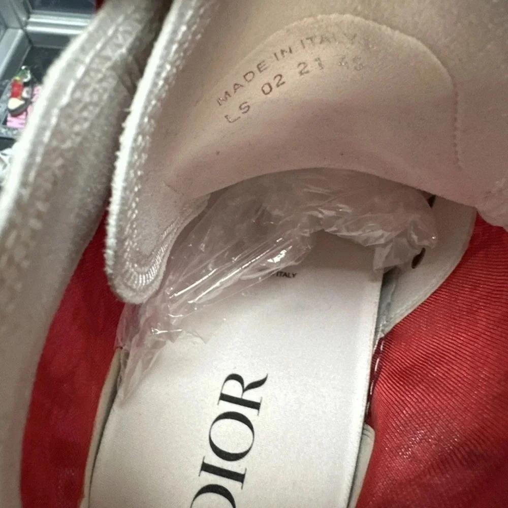 Dior B23 size 12 men’s Red High-Top Sneakers - Picture 6 of 6